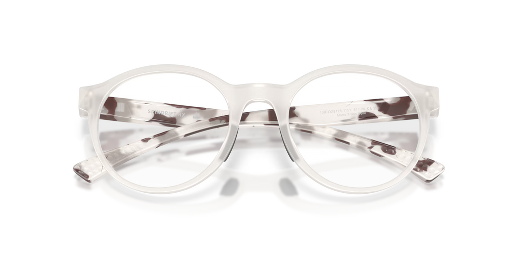 Oakley Women's Spindrift Eyeglasses - Matte Transparent Opaline