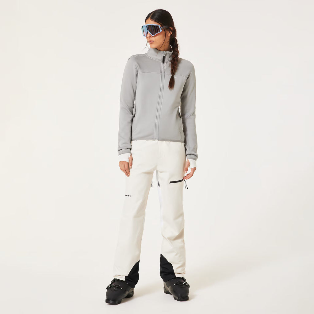 Oakley Women's W. Canopy Pro Fullzip Sweatshirt - Cement