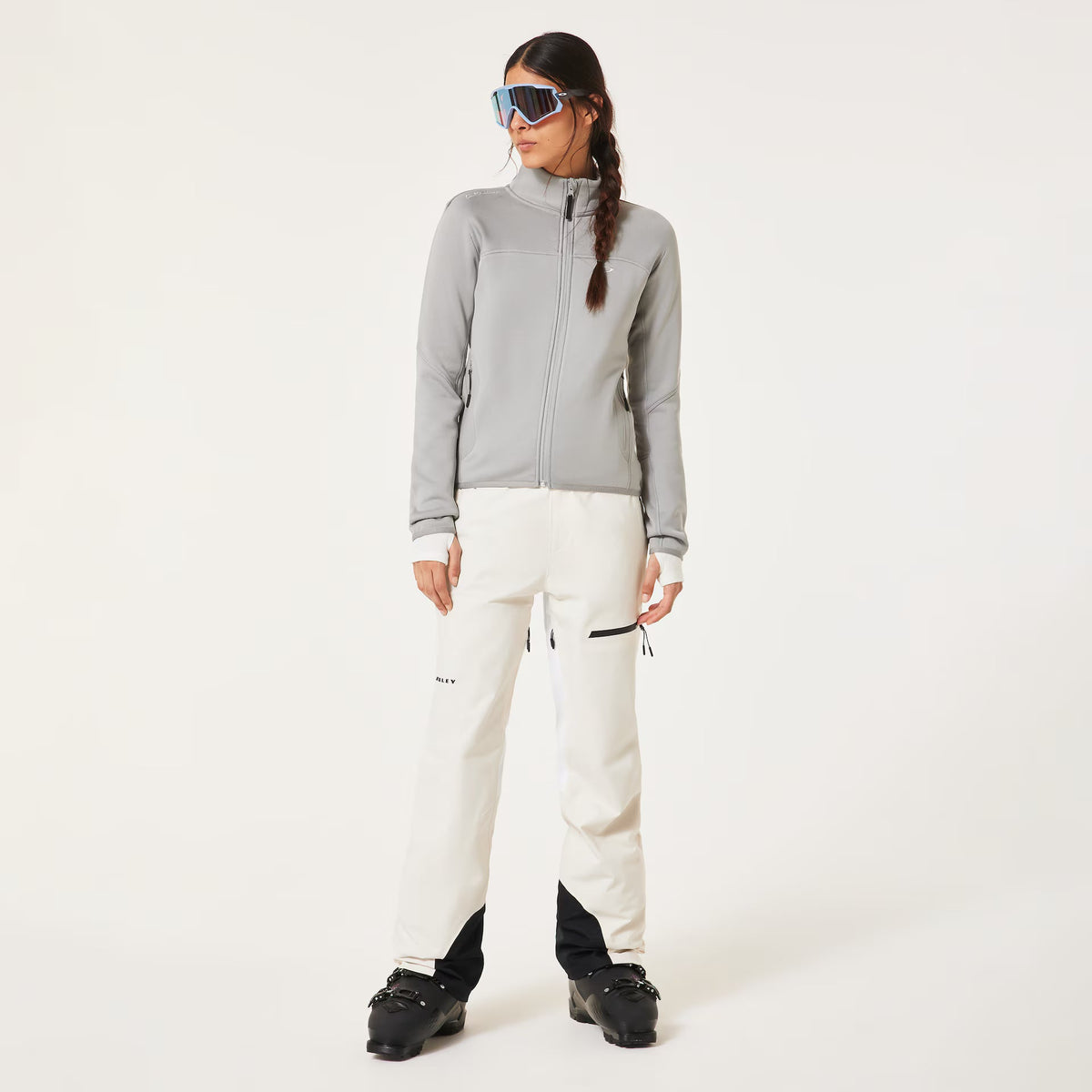 Oakley Women's W. Canopy Pro Fullzip Sweatshirt - Cement