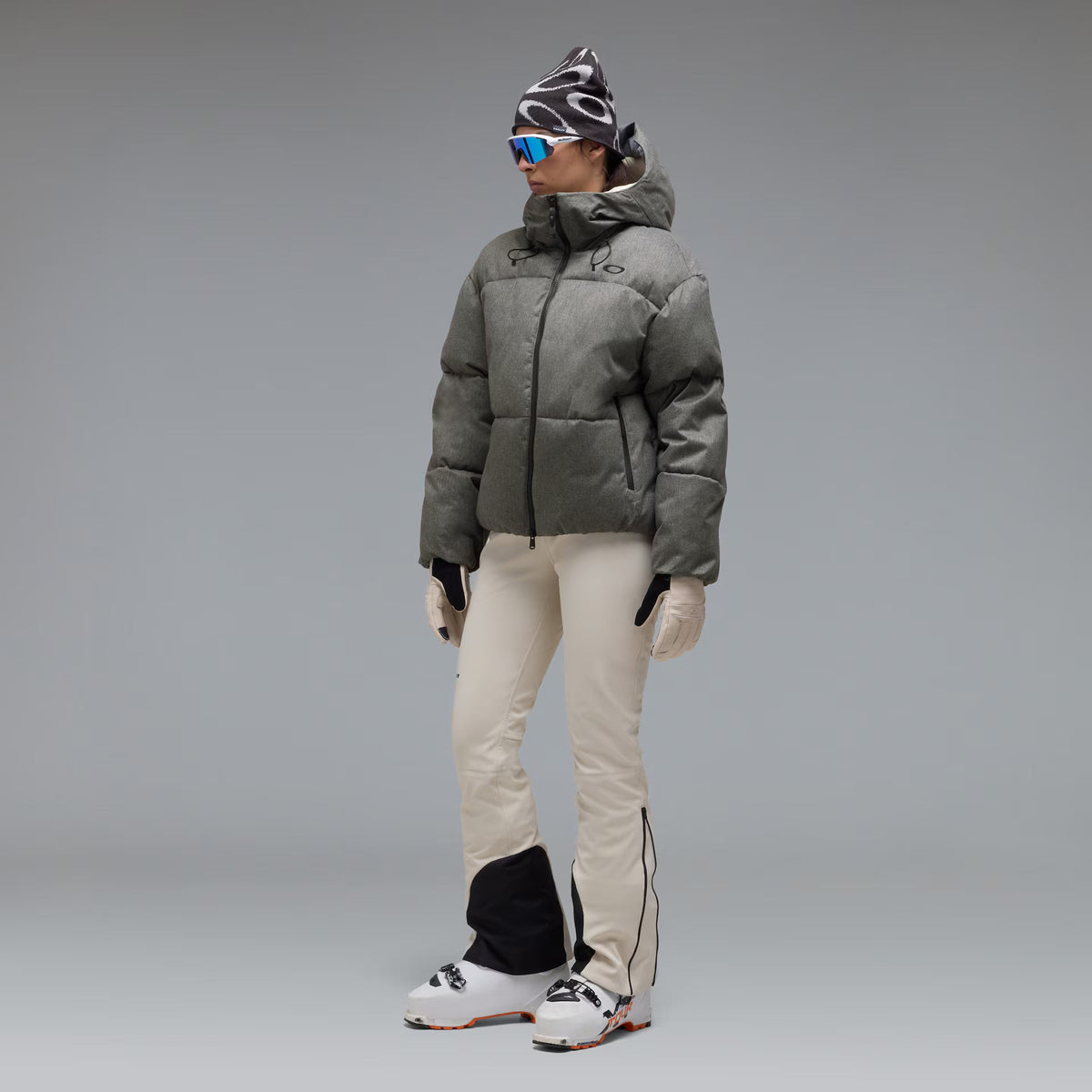 Oakley Women's W. Icicle Cropped Jacket​ - Cement Melange