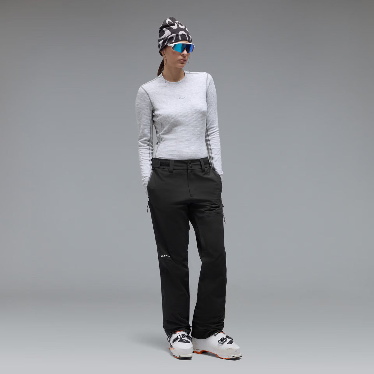 Oakley Women's W. Spruce Wool Ls Base Layer - Cement Melange