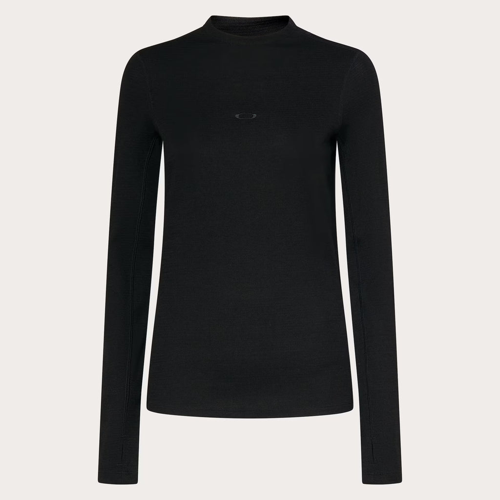 Oakley Women's W. Spruce Wool Ls Base Layer - Black